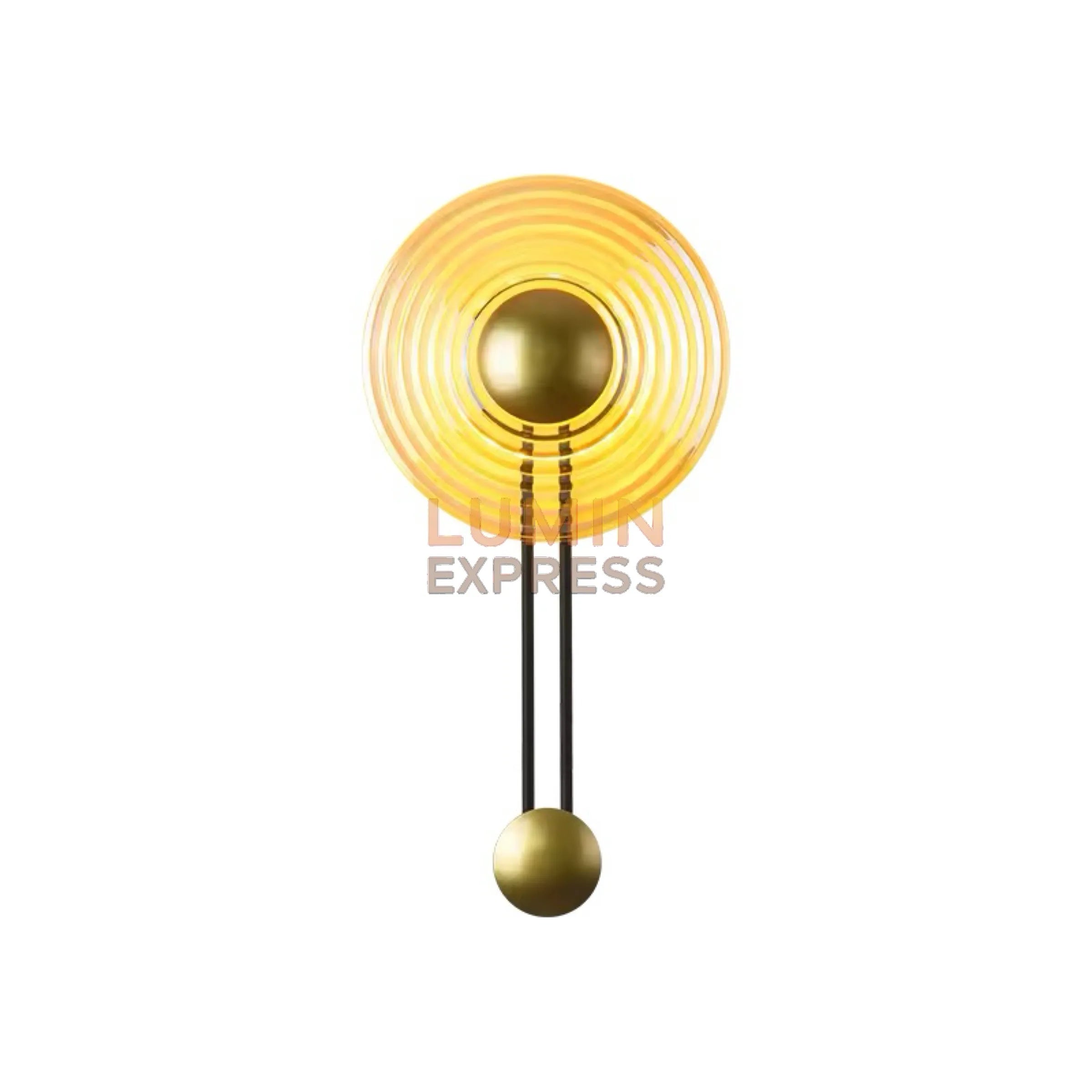 Applique murale SUNBELL en laiton doré en verre – Luminaire décoratif intérieur au Maroc