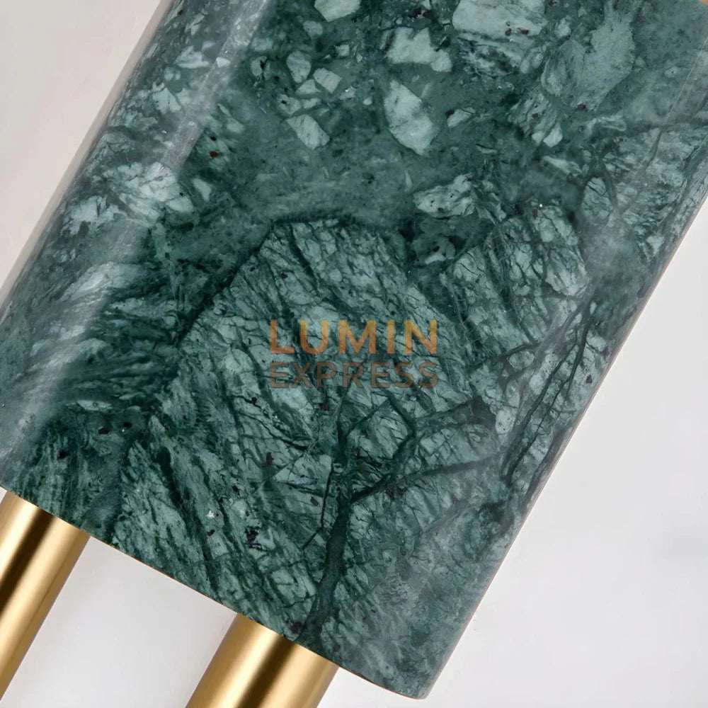 Applique murale moderne marbre vert et doré – Luminexpress – Décoration murale Maroc