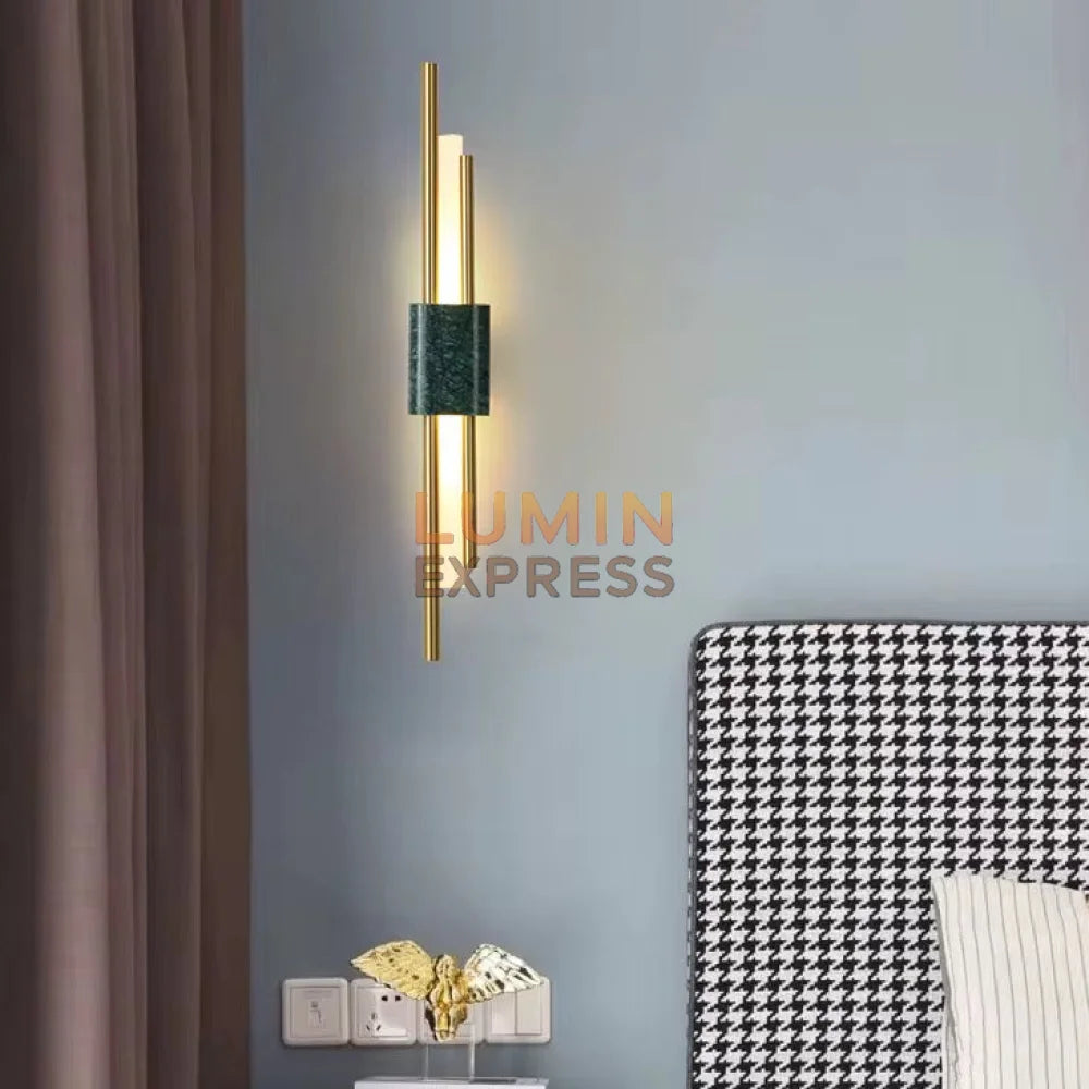 Applique murale VERDUN marbre vert bouteille – Luminexpress – Luminaire design Maroc