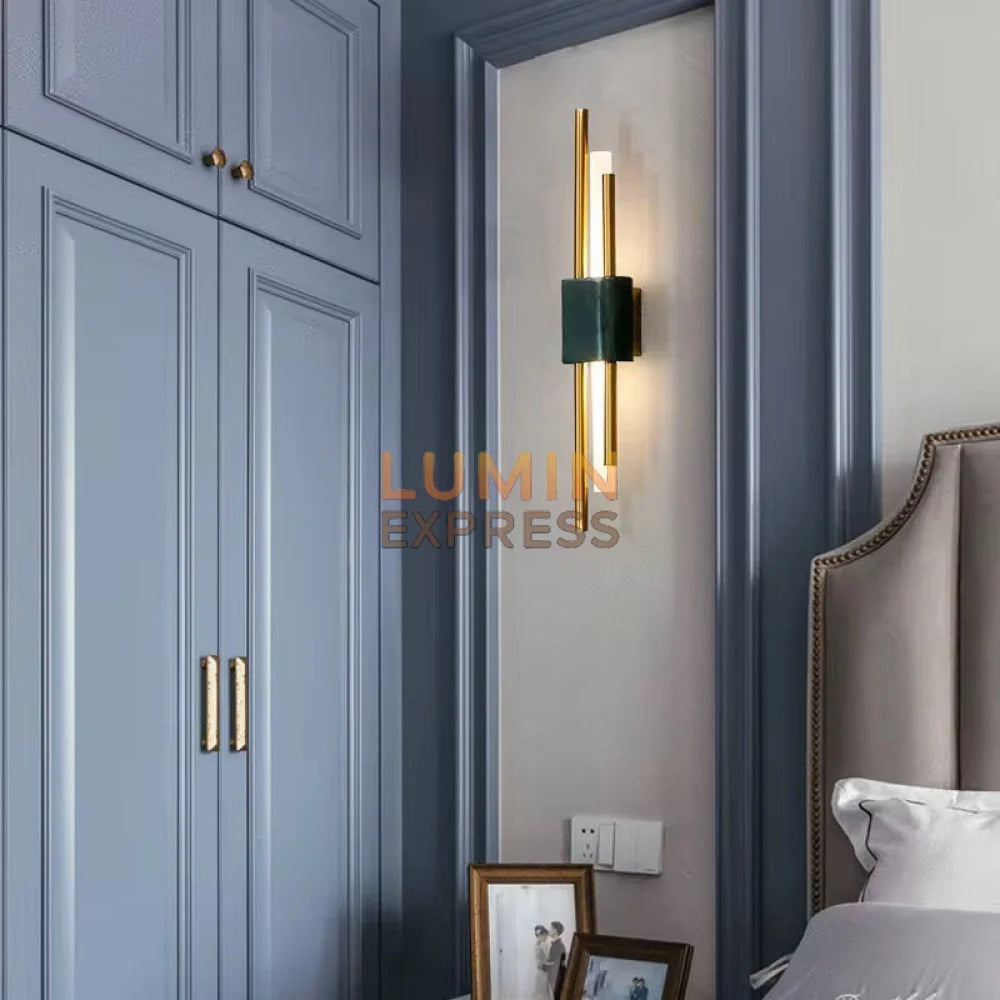 Applique murale LED marbre vert pour tête de lit – Luminexpress – Luminaire intérieur Maroc