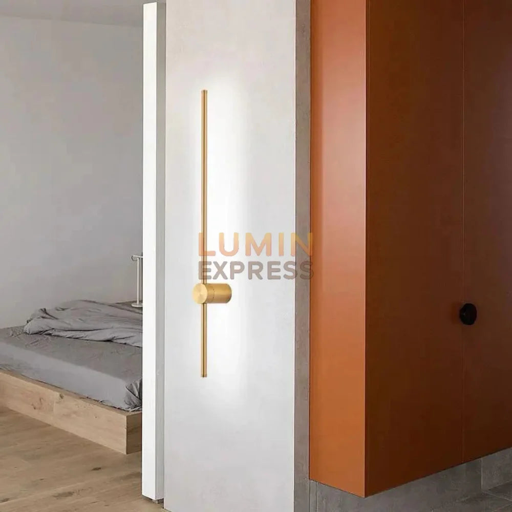 Luminaire mural VERTIGO Gold 80 cm – Applique murale dorée haut de gamme au Maroc