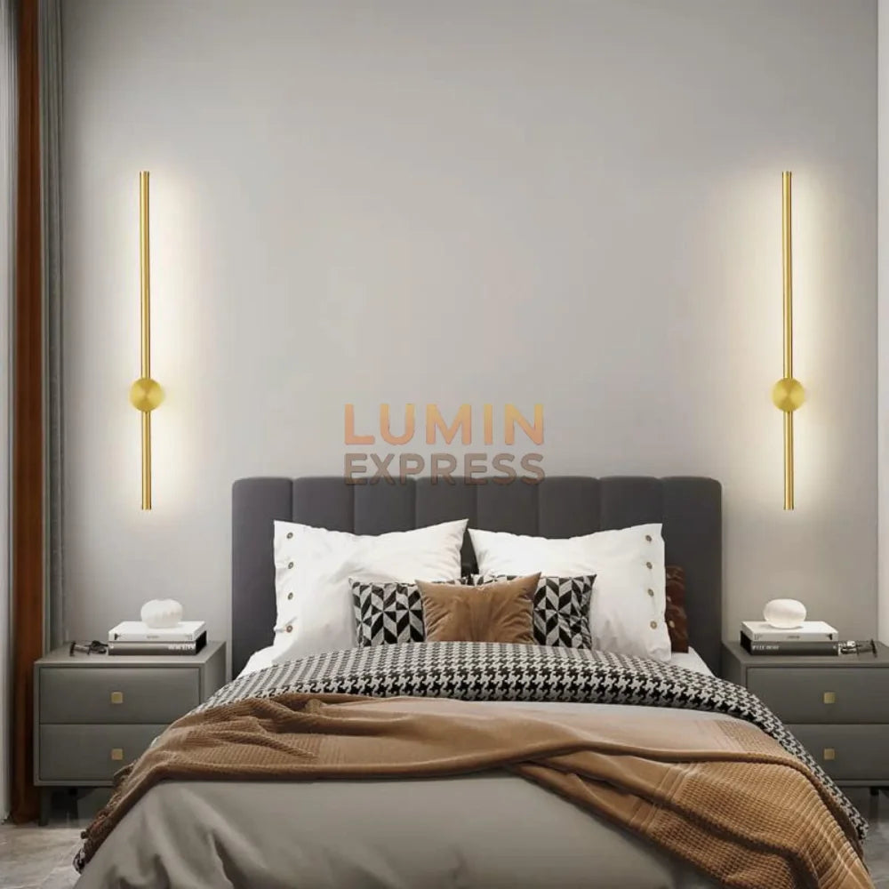 Applique murale VERTIGO Gold 80 centimètres – Éclairage mural design pour intérieur Maroc