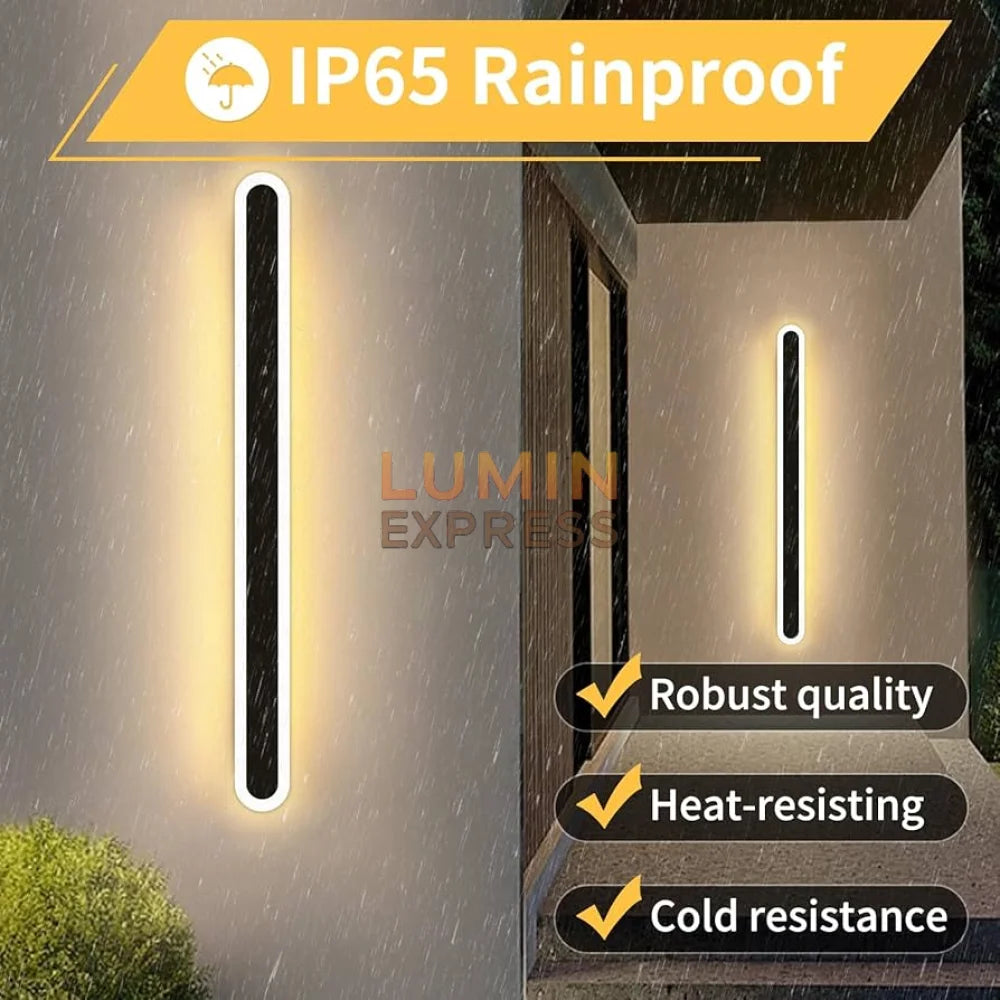 Applique murale design noir mat – résistante à l’humidité – Maroc