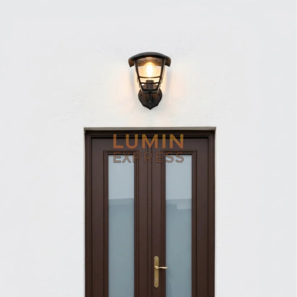 Applique LED extérieure TERALUX – design épuré, aluminium noir mat