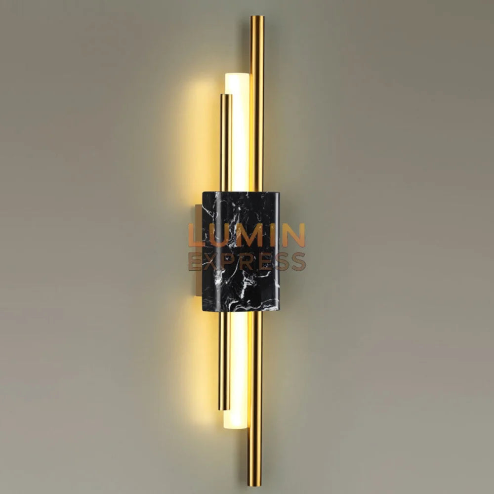 Luminaire mural moderne VERDUN marbre noir – Luminexpress – éclairage maison Maroc