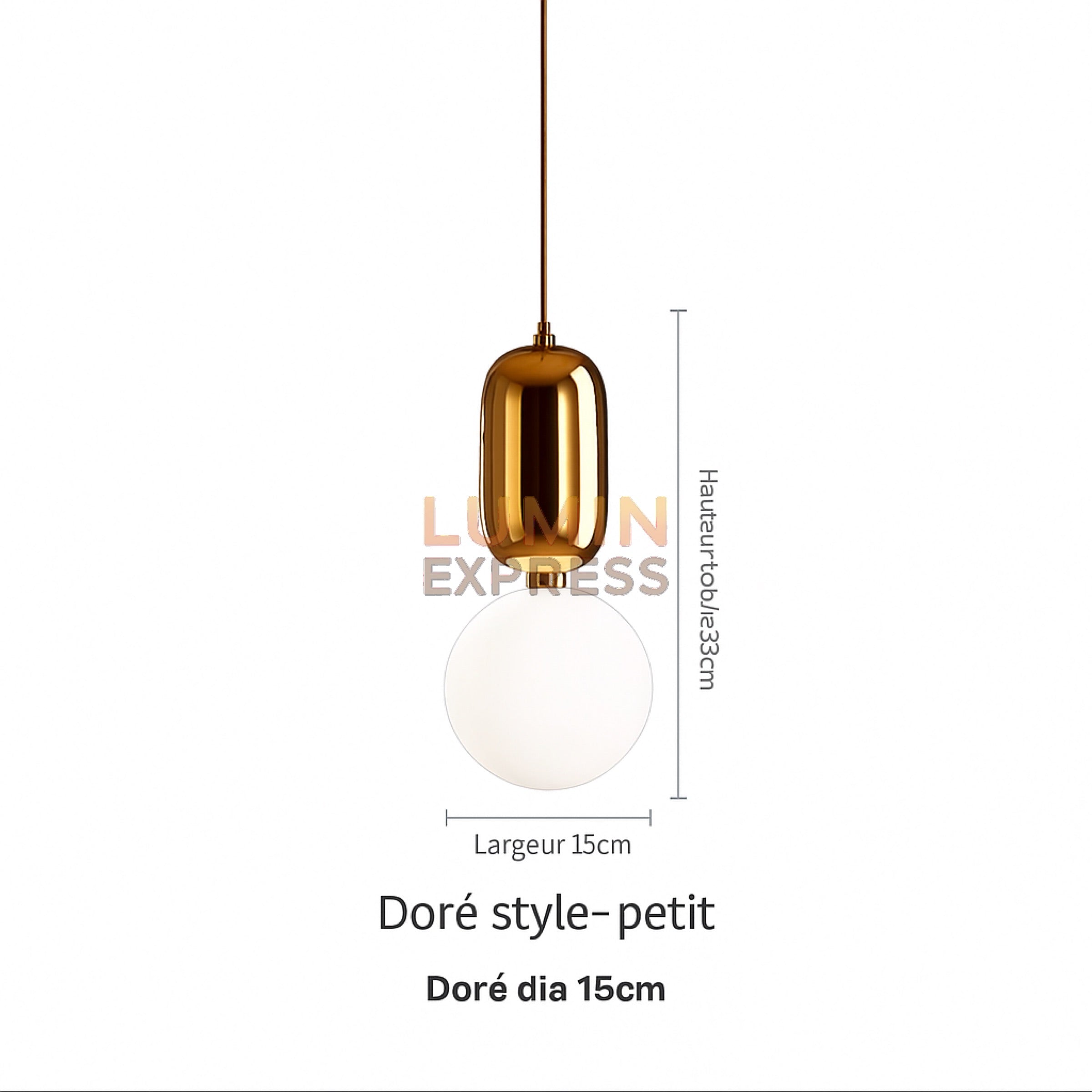 Suspension BAILANDO TRIPLE Gold