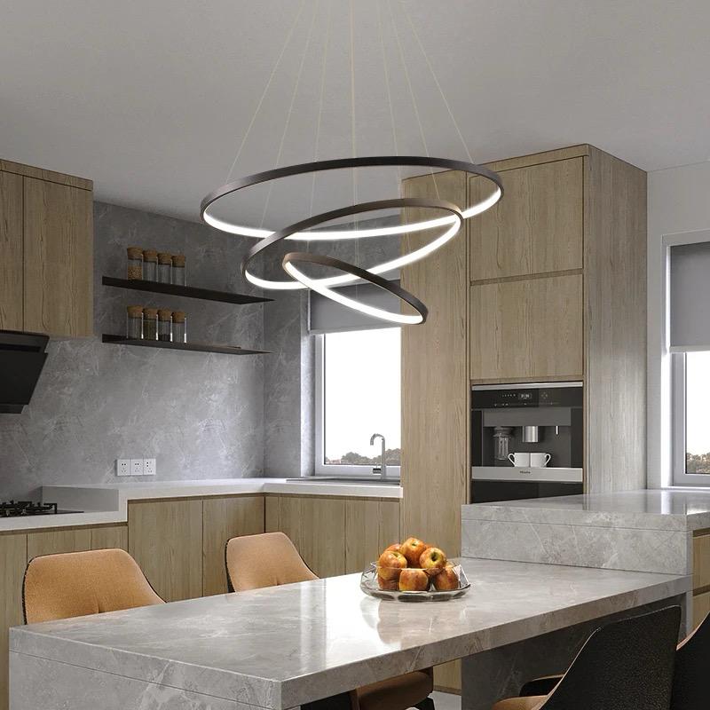 Suspension LISBON Black 80cm