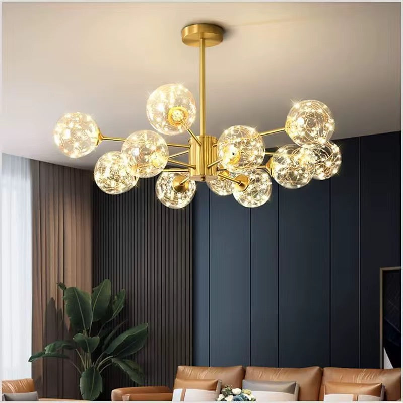 Suspension OCTOPUS 12 Branches Gold
