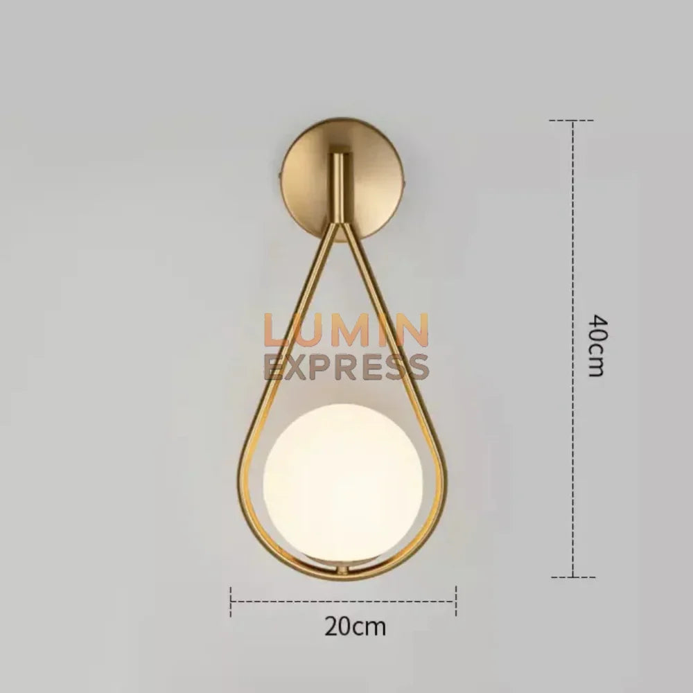 Applique murale PLATA Gold