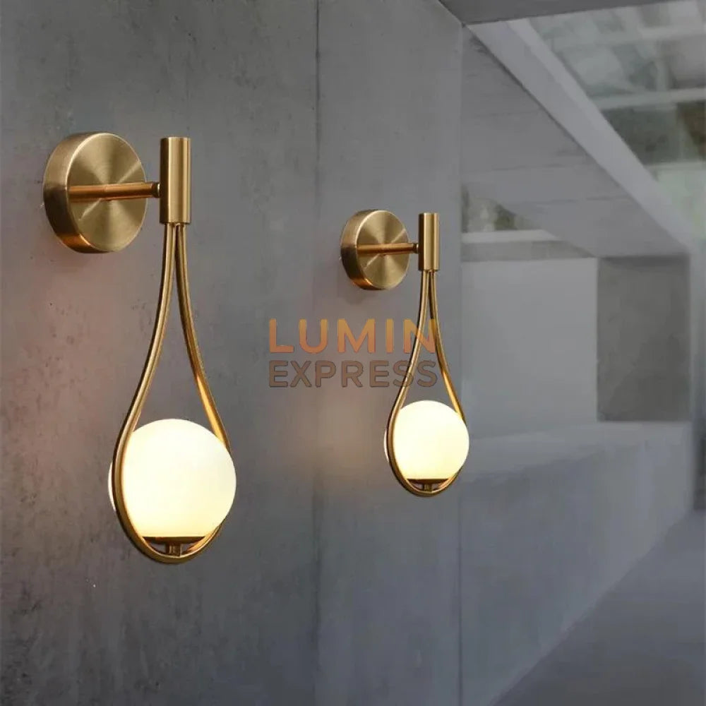 Applique murale PLATA Gold