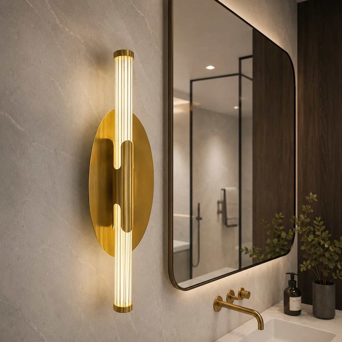 Applique murale CANTON Gold