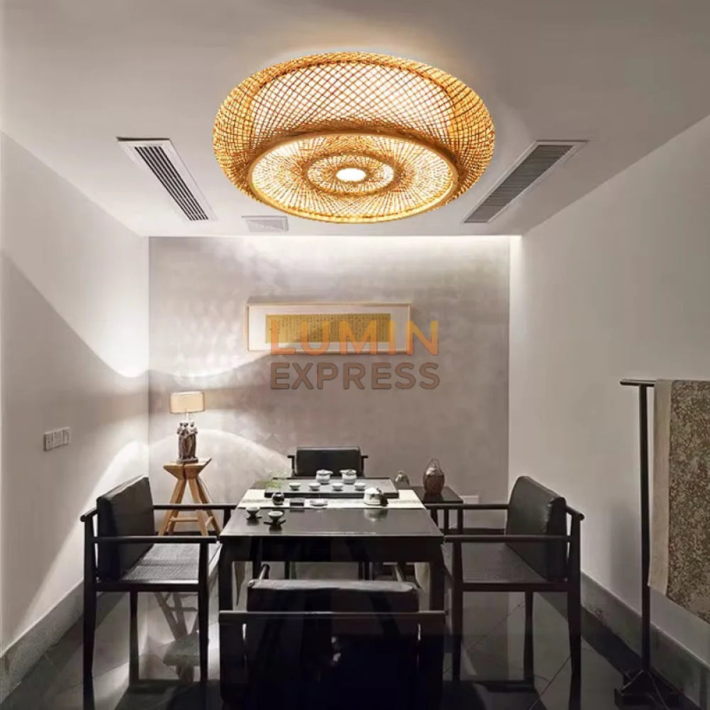 Plafonnier TAKA en Bambou