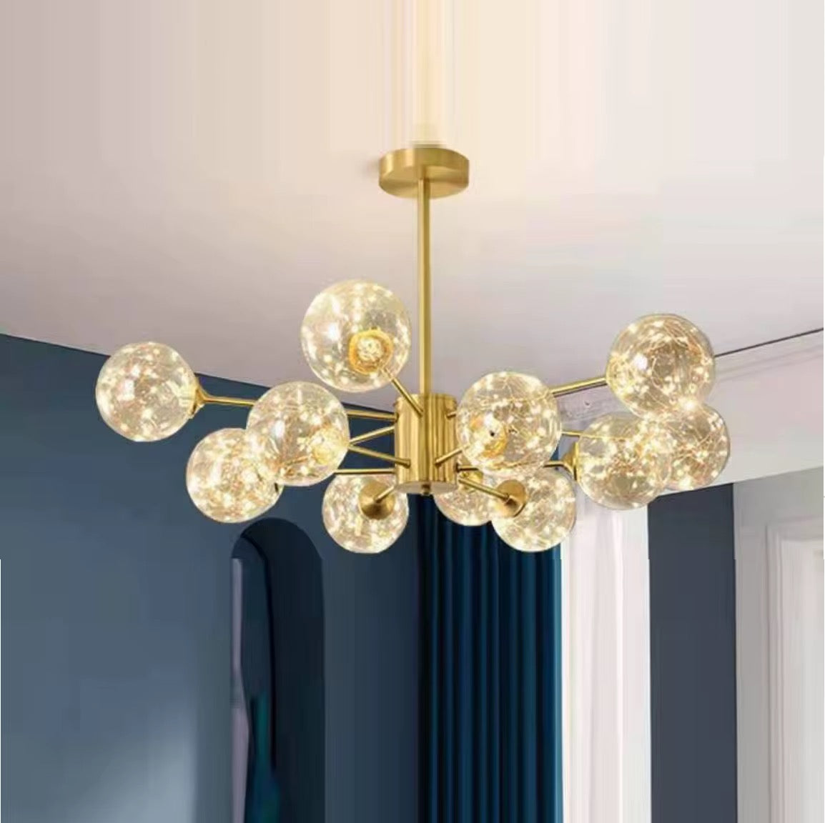 Suspension OCTOPUS 12 Branches Gold