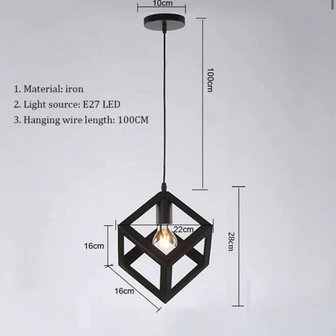 Suspension CUBE