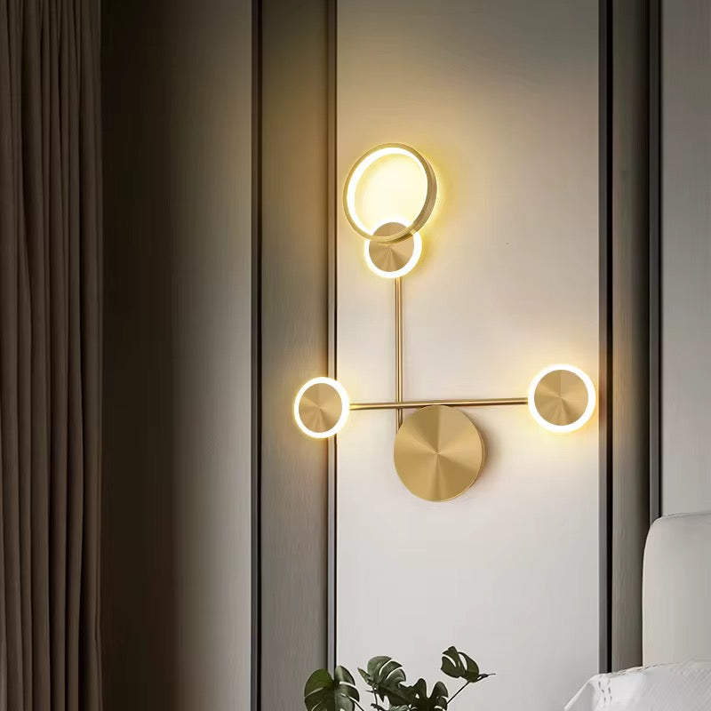 Applique murale EKKO Gold