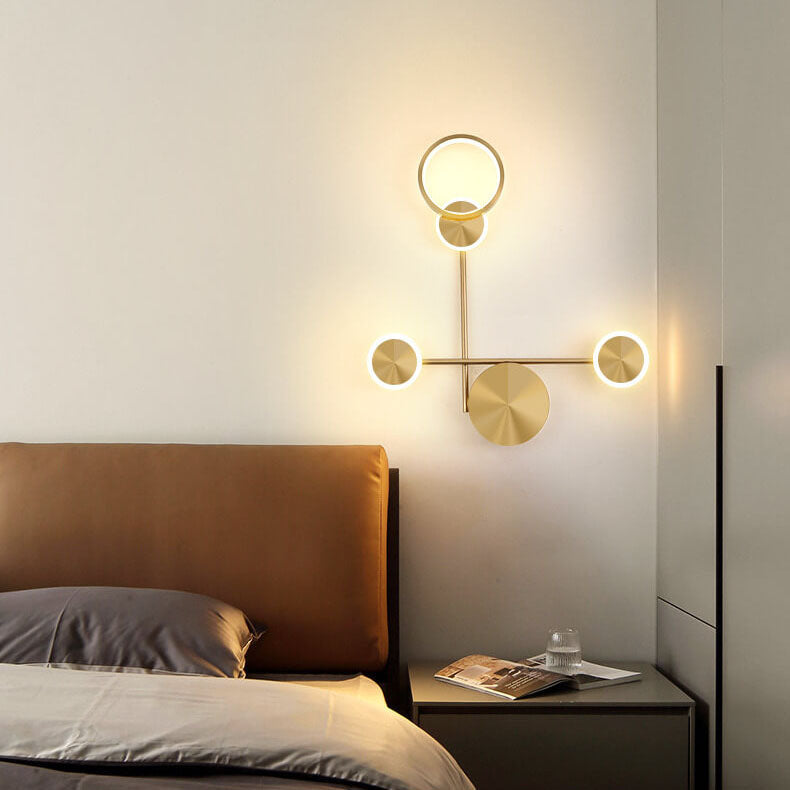 Applique murale EKKO Gold