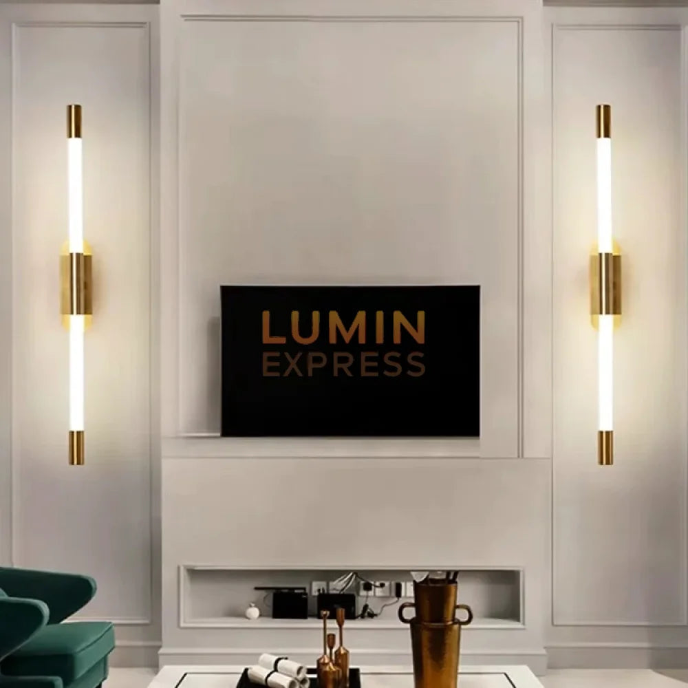 Luminaire mural BELMOND Gold – Design moderne pour maison au Maroc