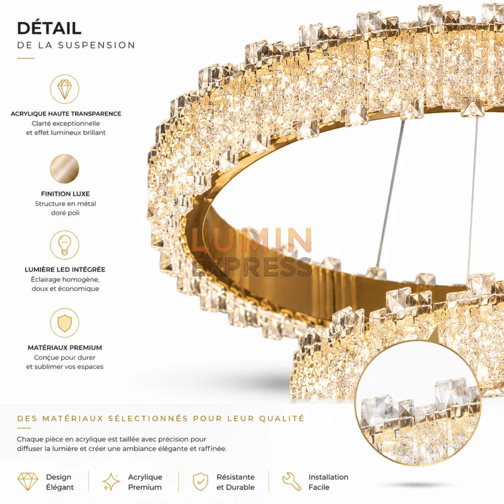 Suspension SULTANA Gold