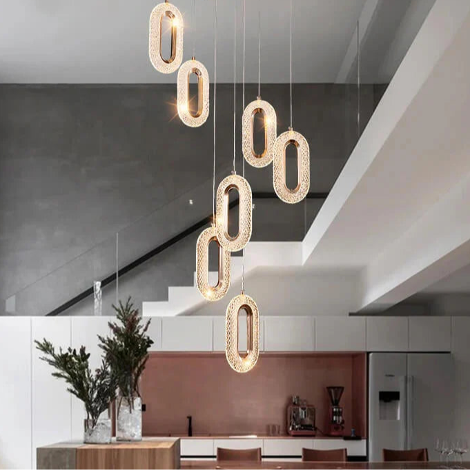 Lustre VIRAL 6 Anneaux