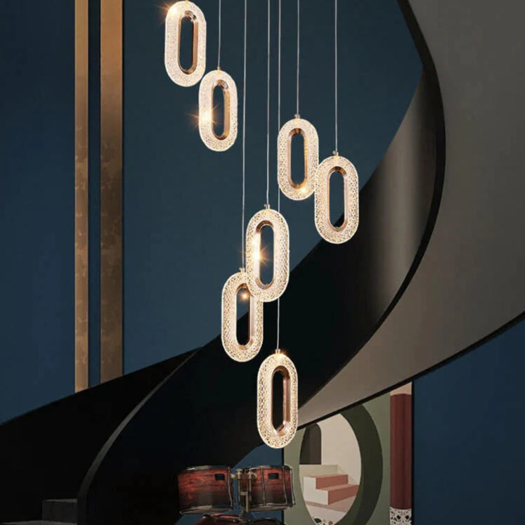Lustre VIRAL 6 Anneaux
