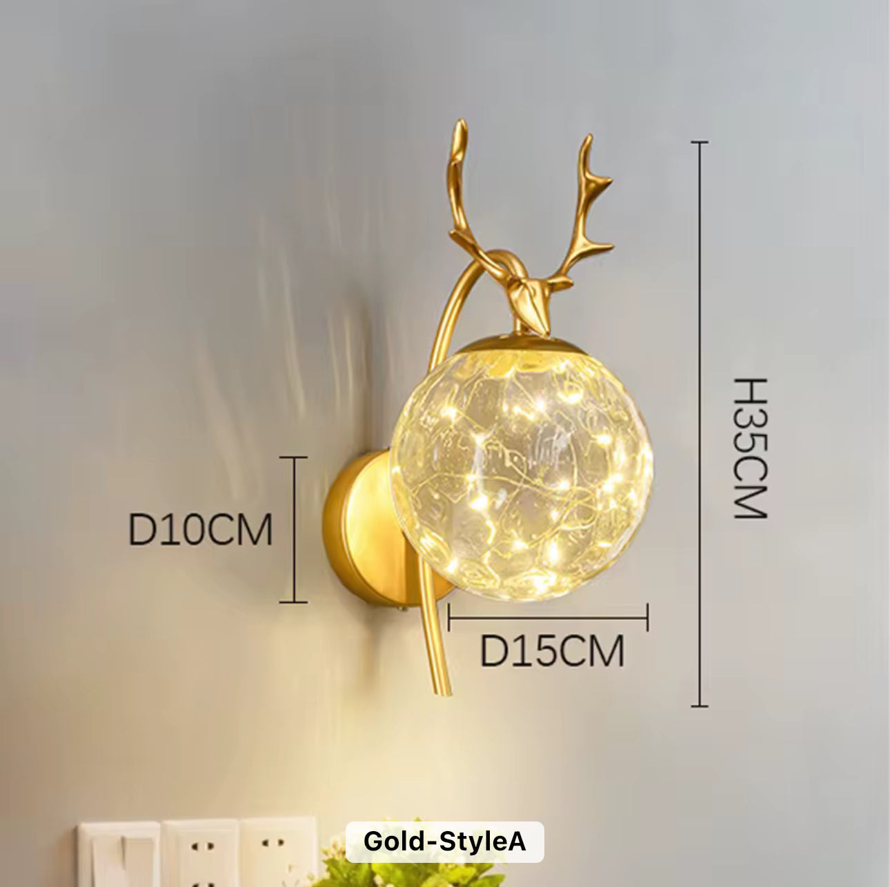 Applique murale GAZZELLE