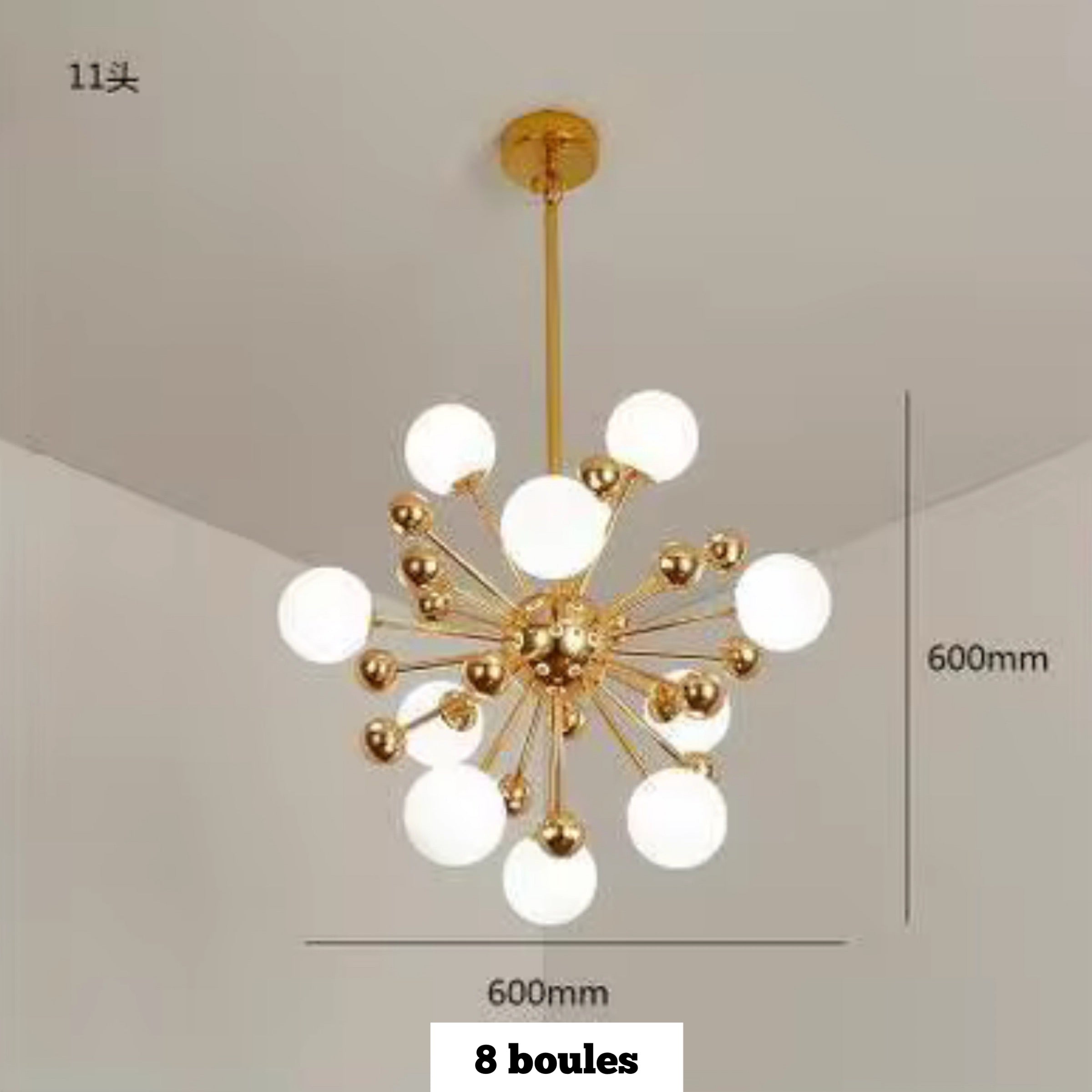 Suspension GLOBY 8 Boules