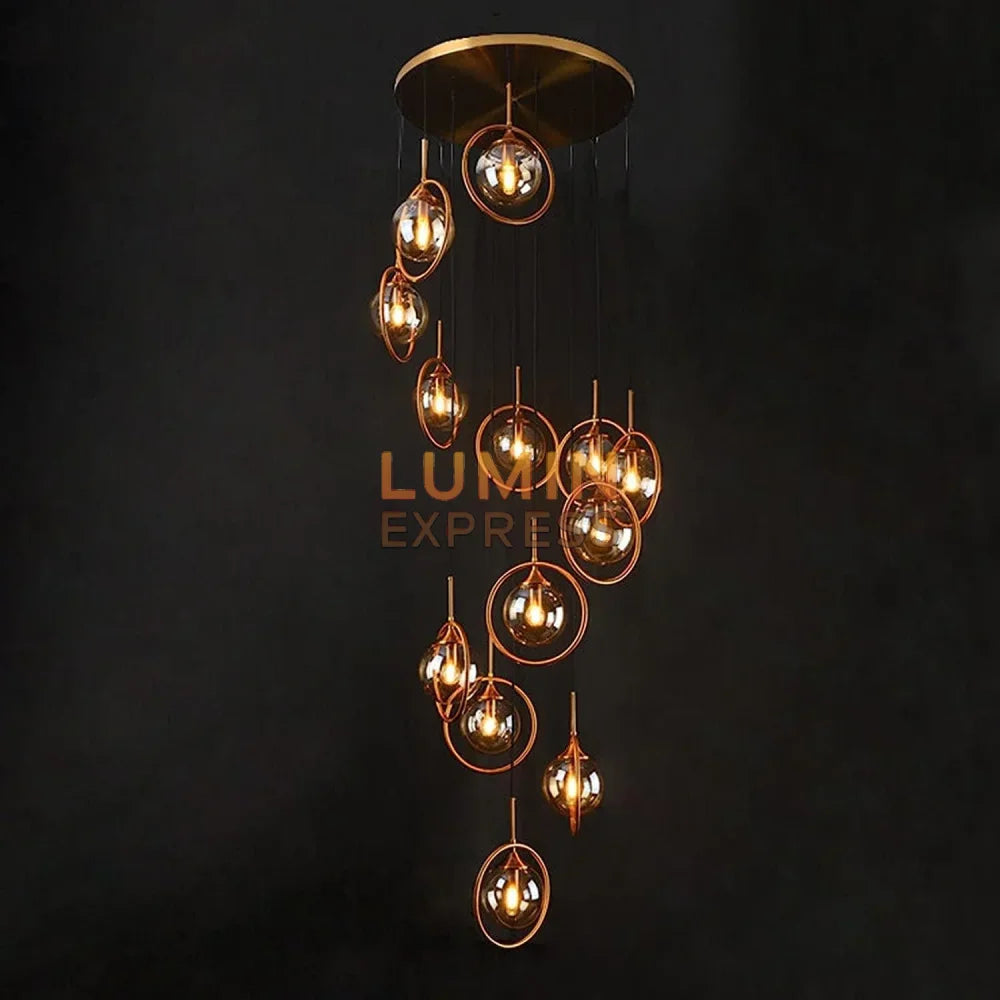 Lustre en cascade pour haut plafond – Luminexpress