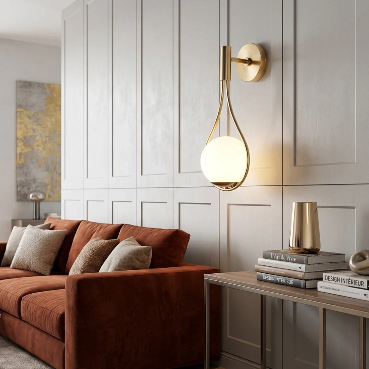 Applique murale PLATA Gold