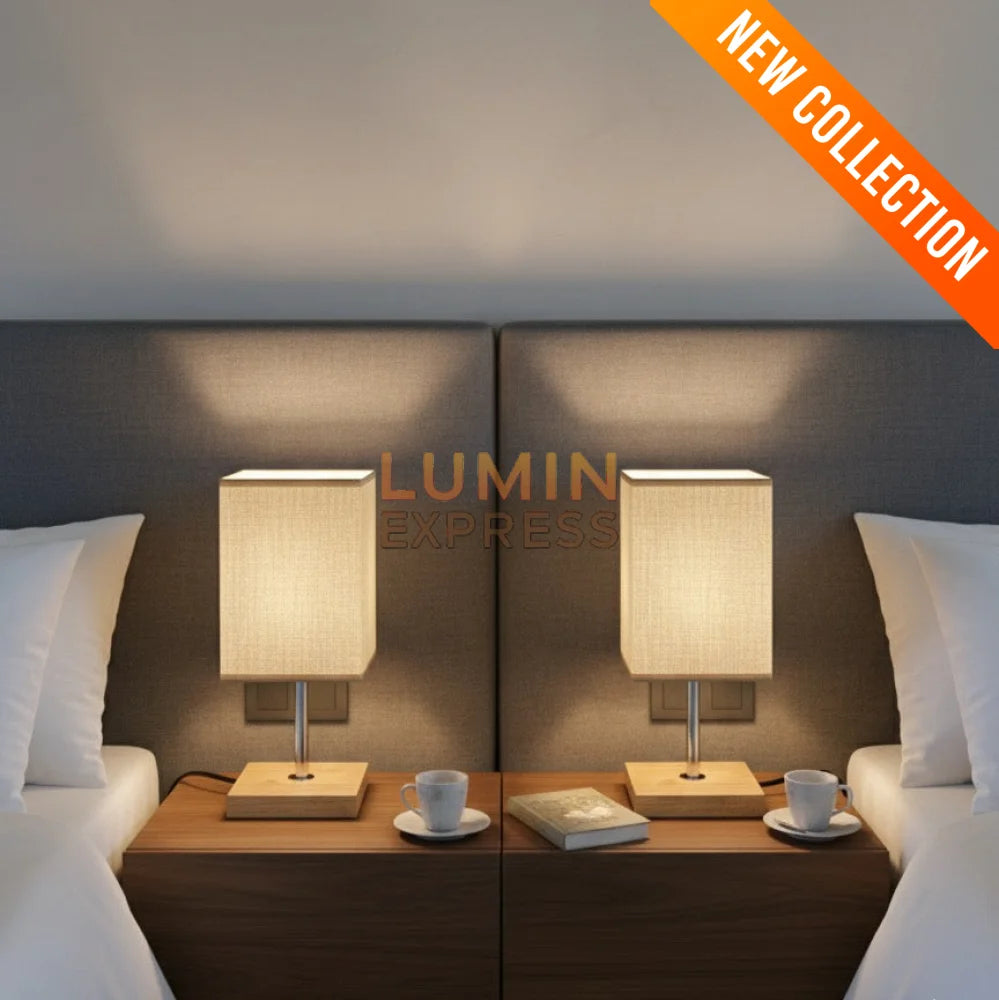 Lampe de chevet Amberly – luminaire de table élégant