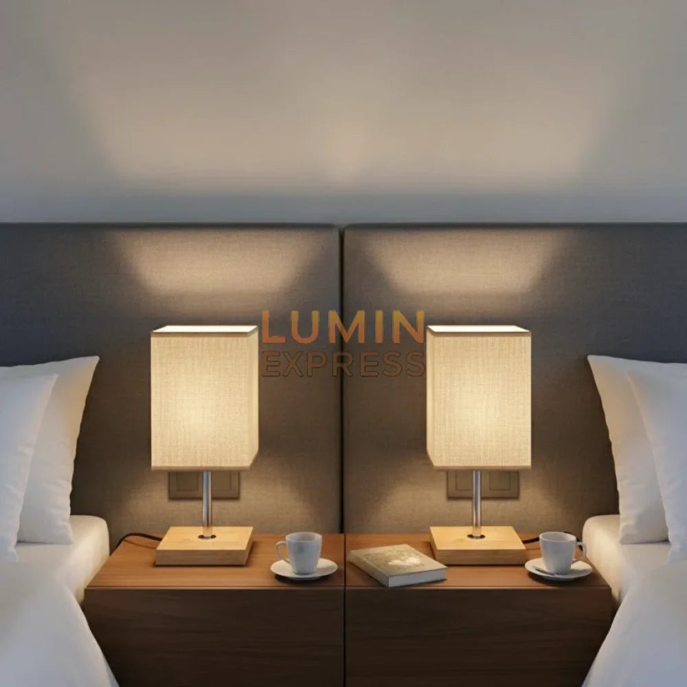 Lampe décorative AMBERLY idéale pour table de nuit ou bureau