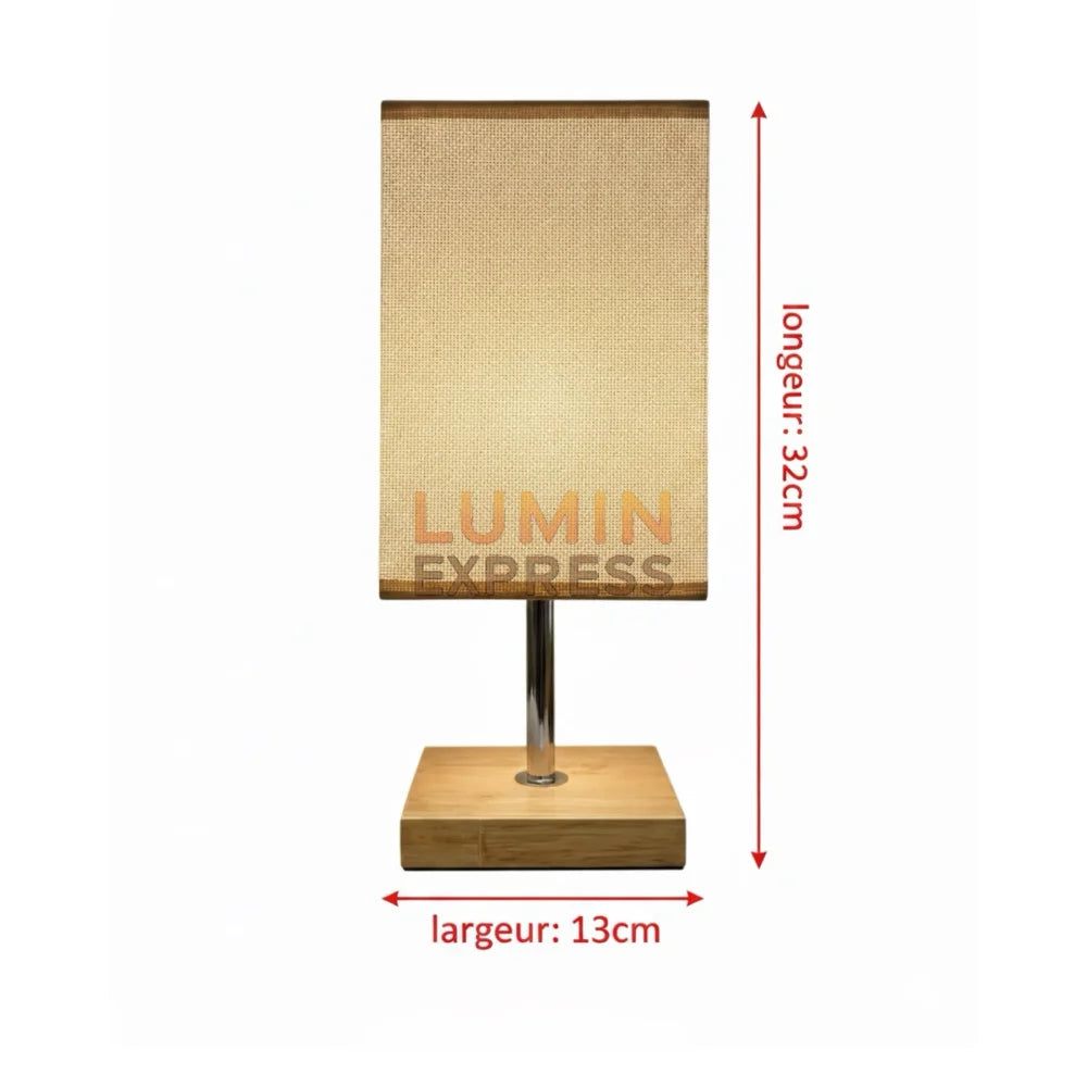 Éclairage d’ambiance doux avec lampe de chevet AMBERLY – Maroc