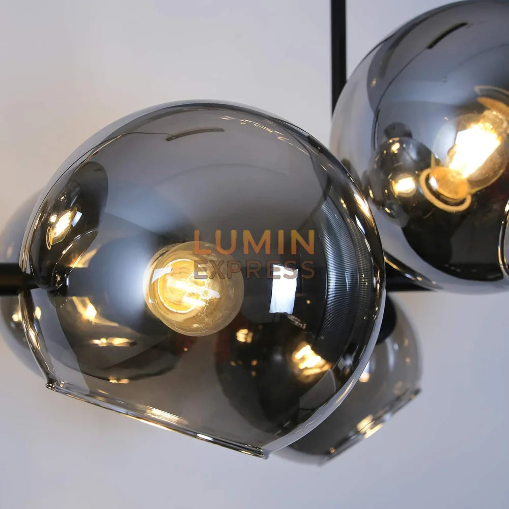 Lustre Cluster Black moderne pour restaurant et café au Maroc