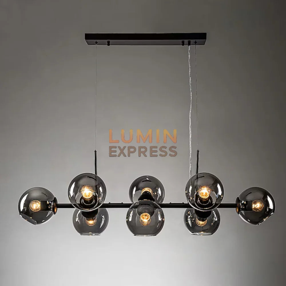 Suspension Cluster Black éclairage architectural villa moderne