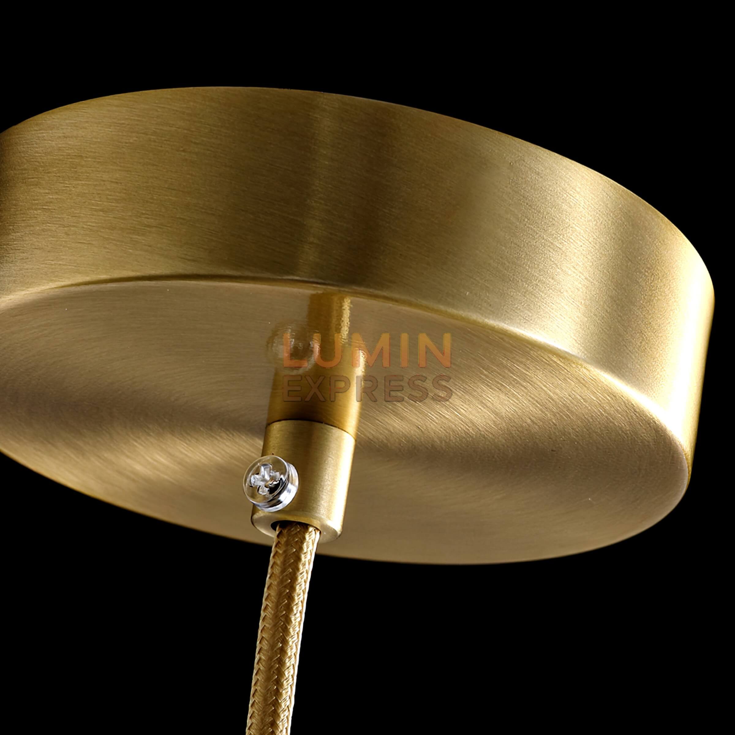 Suspension moderne Solvena – éclairage décoratif cristal K9 doré pour intérieur marocain
