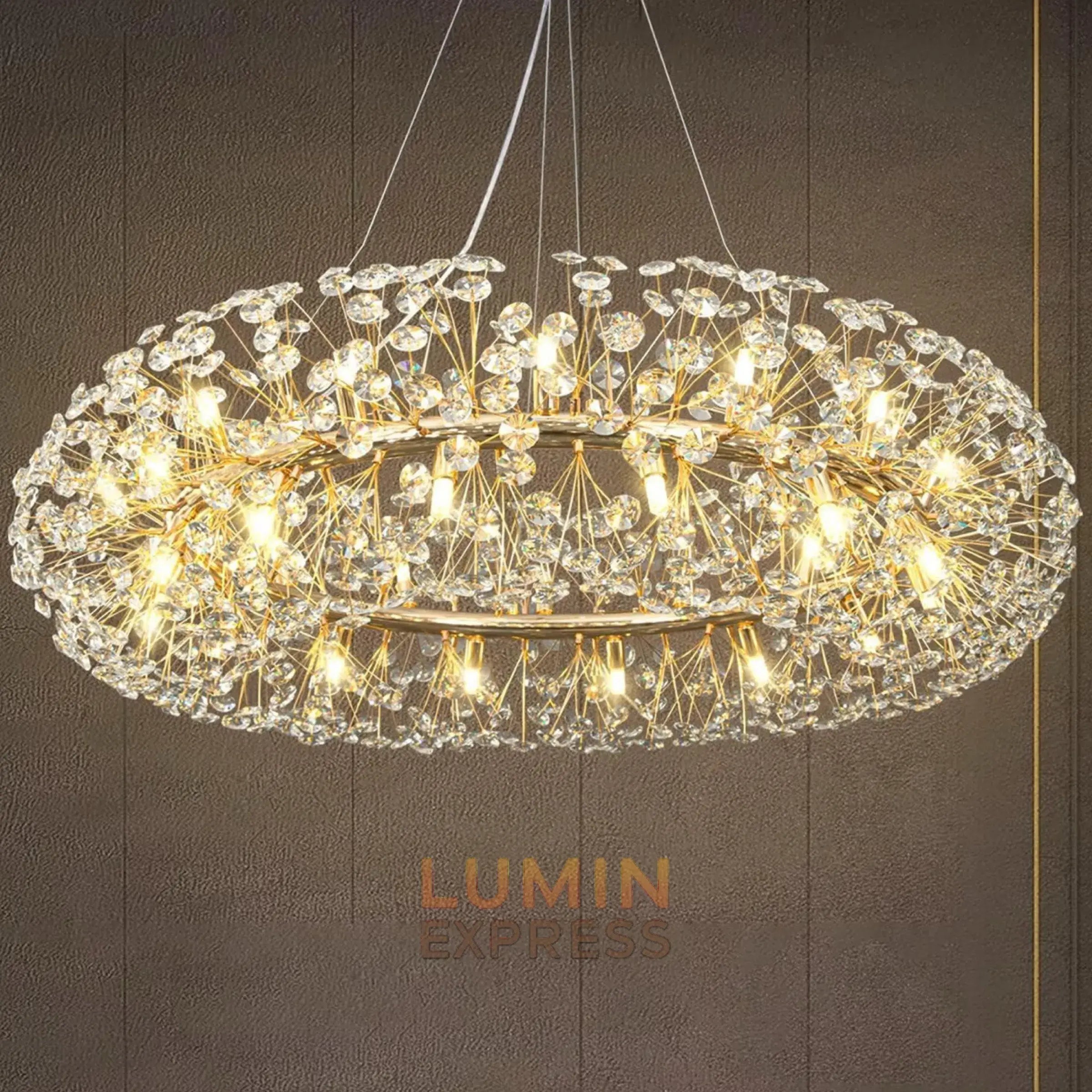 Lustre CLASSICO grand format centre de pièce illuminé