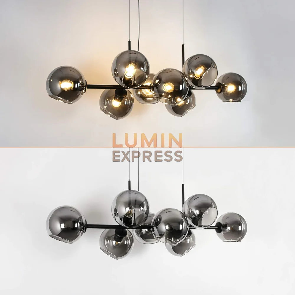 Luminaire Maroc suspension Cluster Black décoration salon