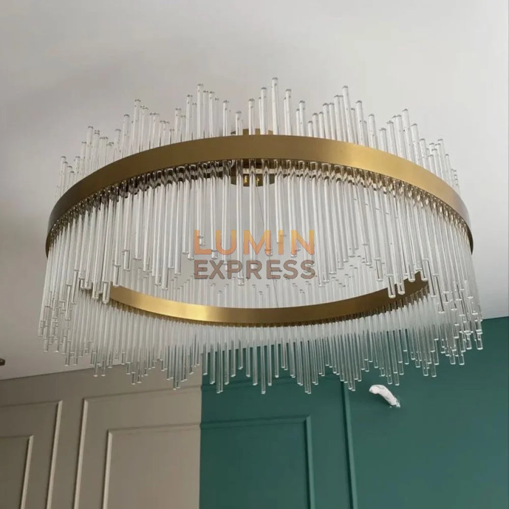Lustre luxe design pour salle à manger au Maroc