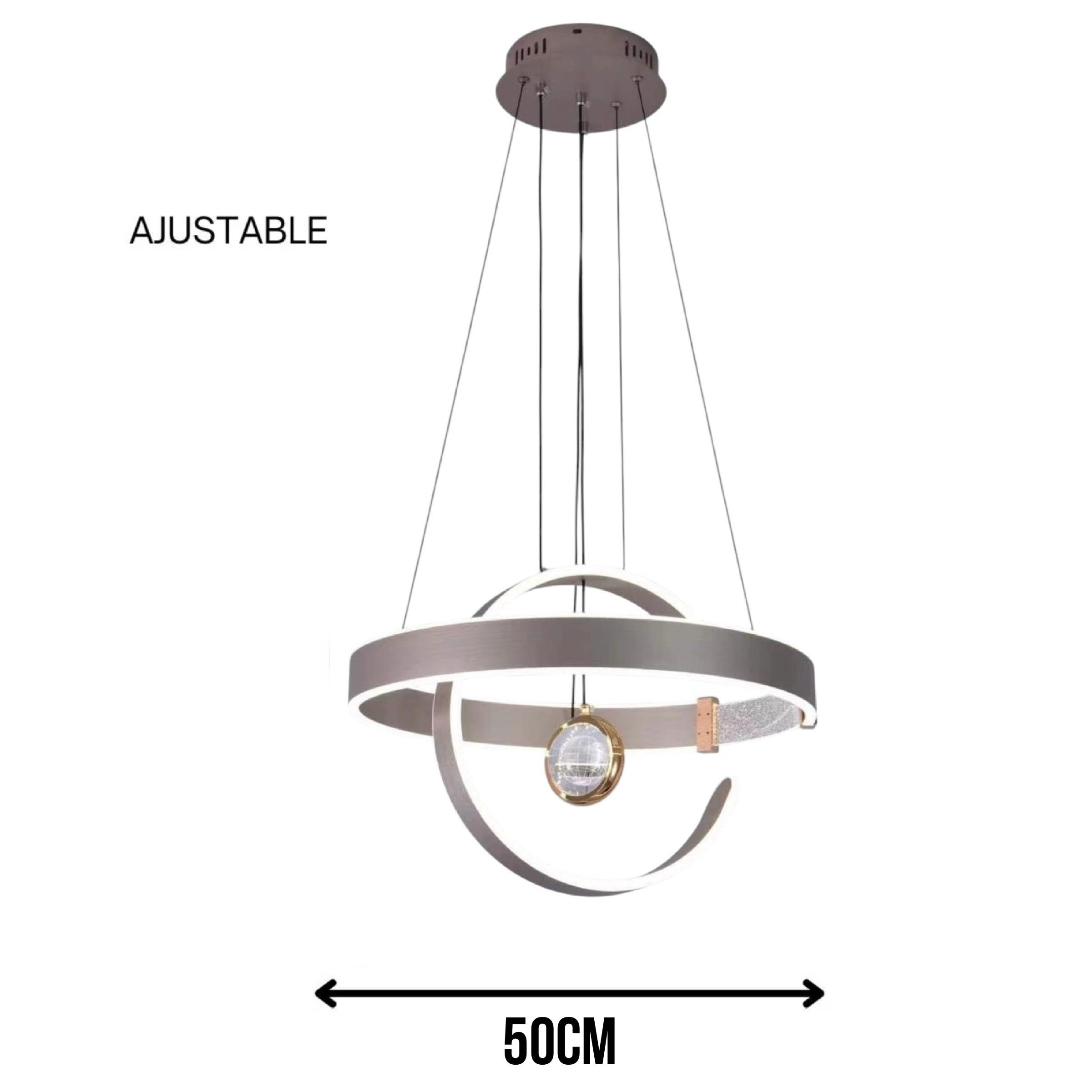 Suspension CALABRIA Pale SILVER