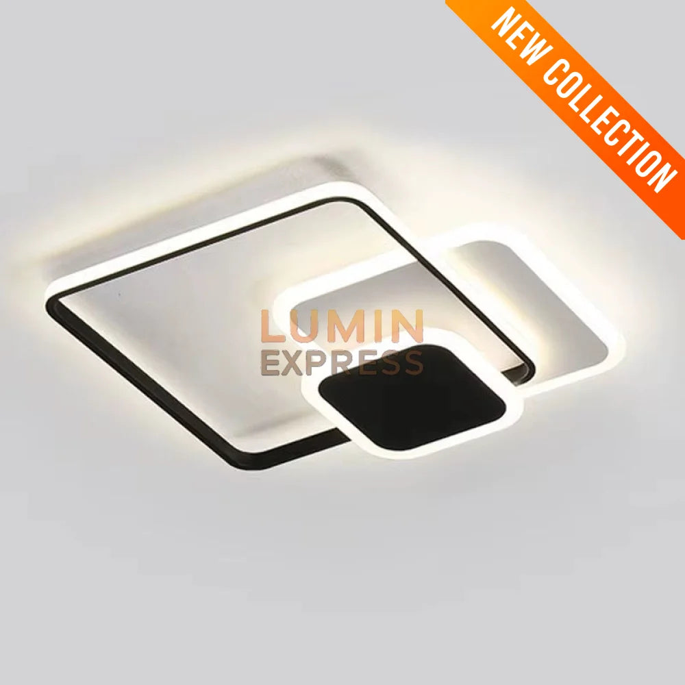 Plafonnier MANDALA Carré LED – luminaire décoratif pour intérieur moderne