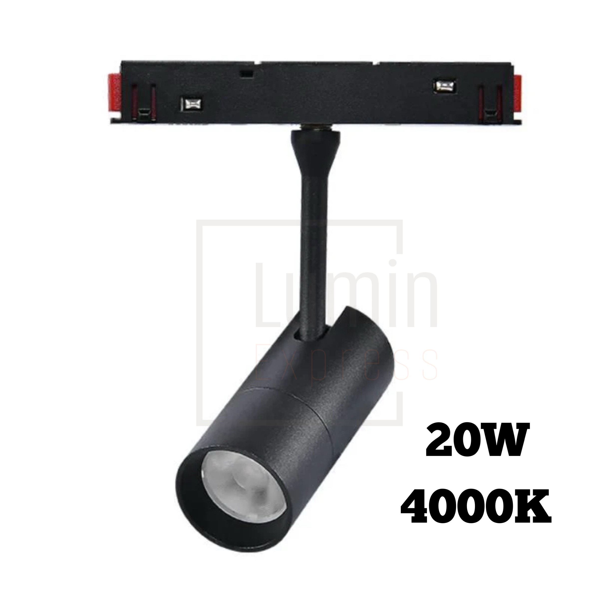 Projecteur LED 4000K pour rail magnétique
