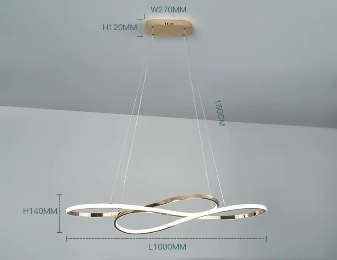 Suspension LINDA Gold