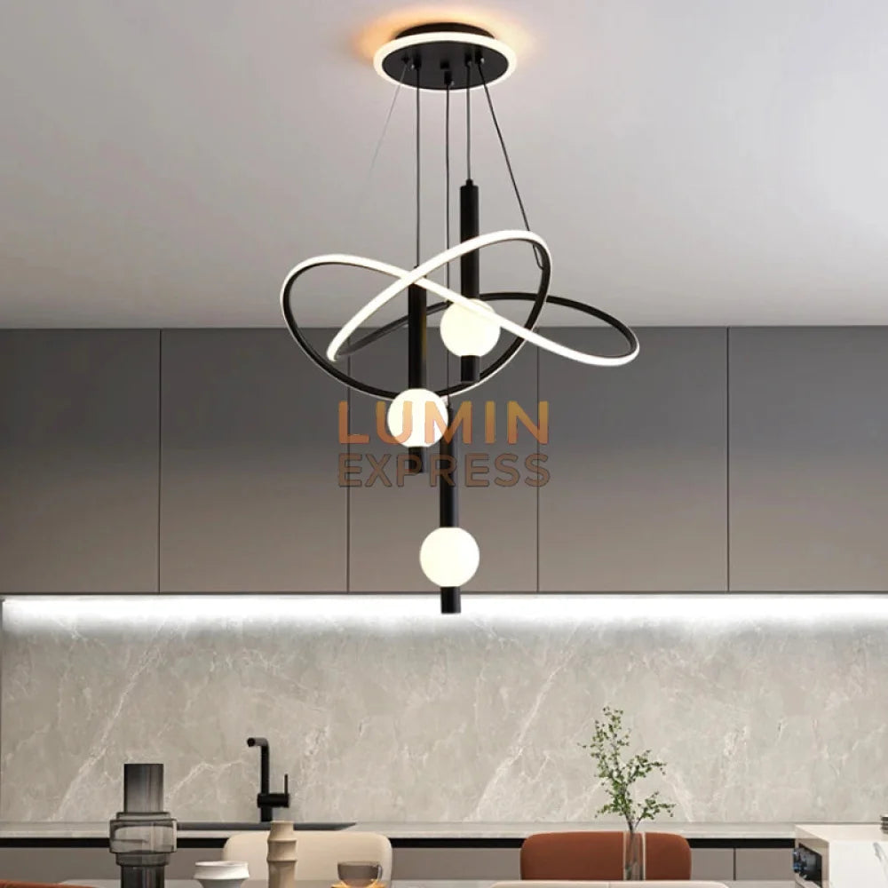 Suspension CARMEL Black Luminexpress luminaire moderne Maroc