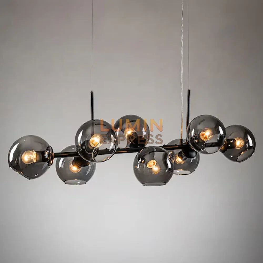 Suspension Cluster Black noir design luxe pour hôtel maroc