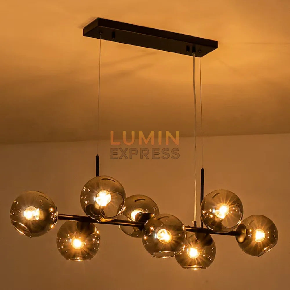 Luminaire Maroc suspension Cluster Black intérieur villa haut de gamme