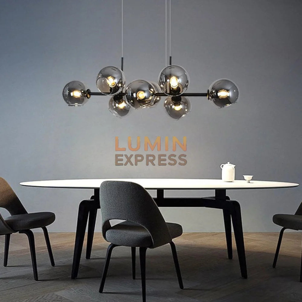 Suspension Cluster Black salle à manger luminaire design Maroc