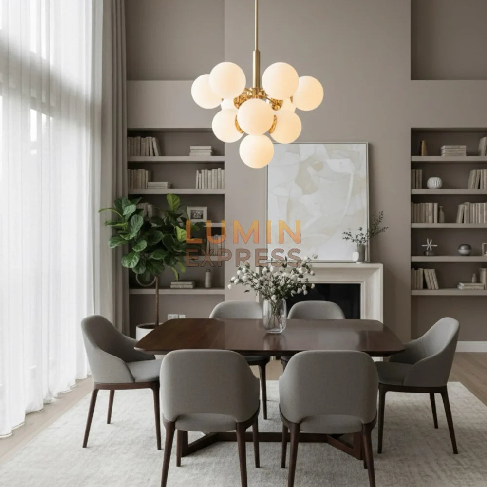 Lustre doré élégant comparable à IKEA – Luminaire Maroc Luminexpress