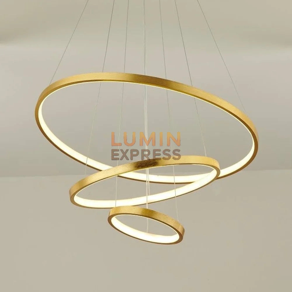 Suspension LISBON Triple Copper LED design moderne – Luminexpress Maroc