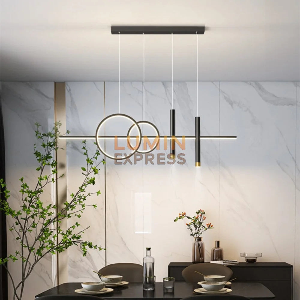 Suspension SILVA Black Luminexpress luminaire moderne Maroc