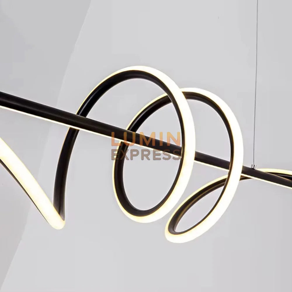 Suspension TAYZEN Black Luminexpress décoration maison Maroc