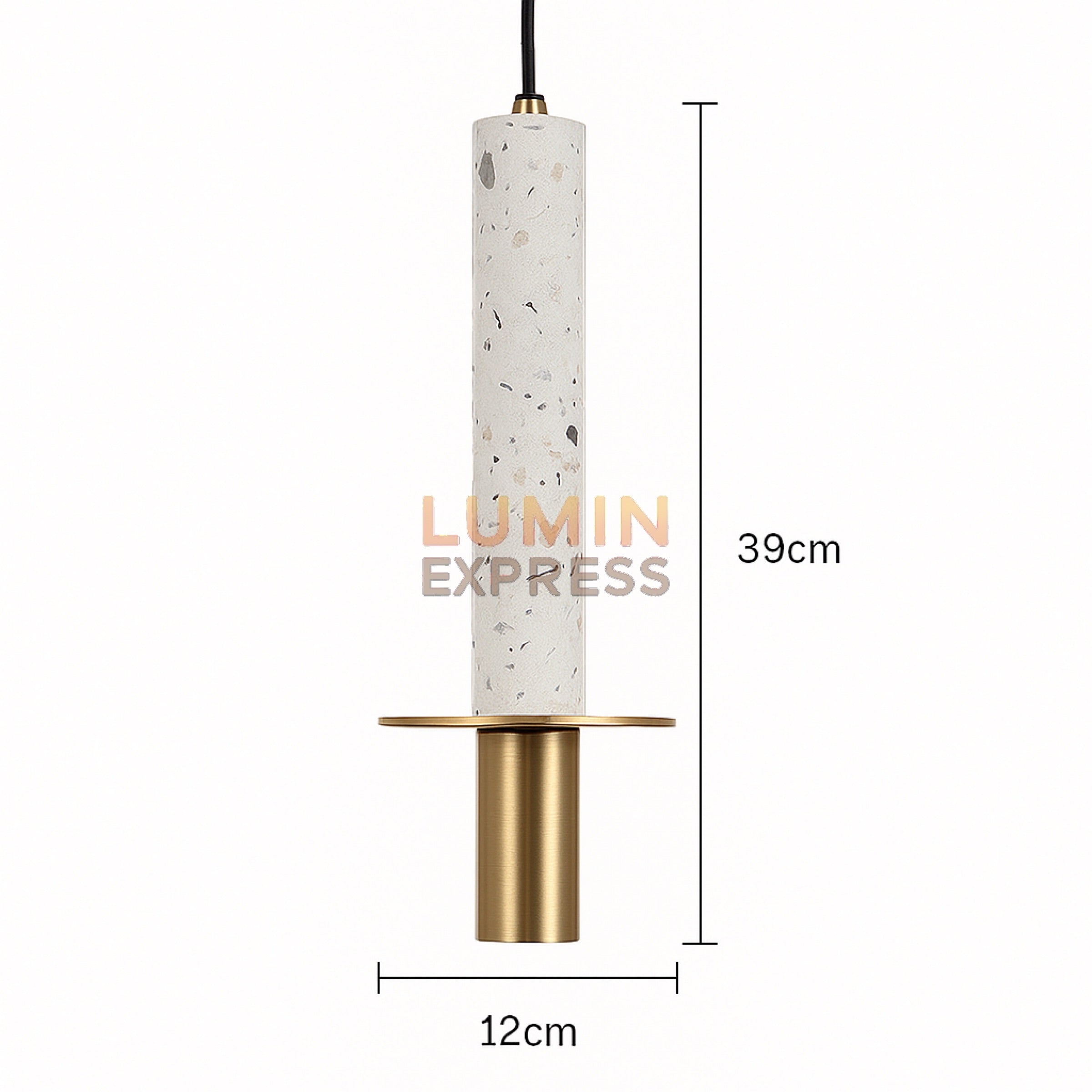 Suspension TERRAZZO White idéale pour chambres, salons et bureaux modernes au Maroc